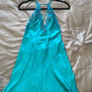 Victoria’s Secret Teal Slip Dress